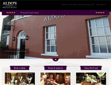 Tablet Screenshot of aldosardglass.com